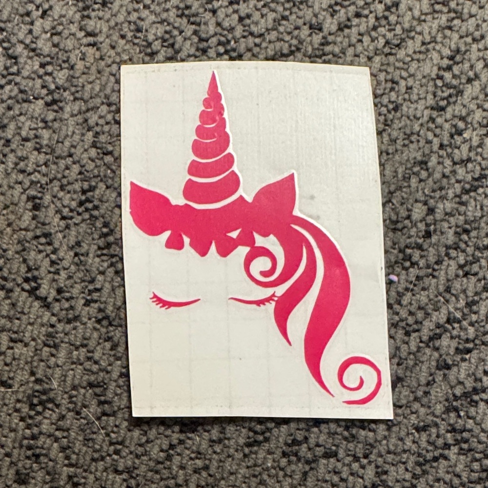 Pink Unicorn Sticker